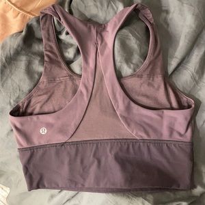High Support longline Lululemon Bra, Mesh Detail